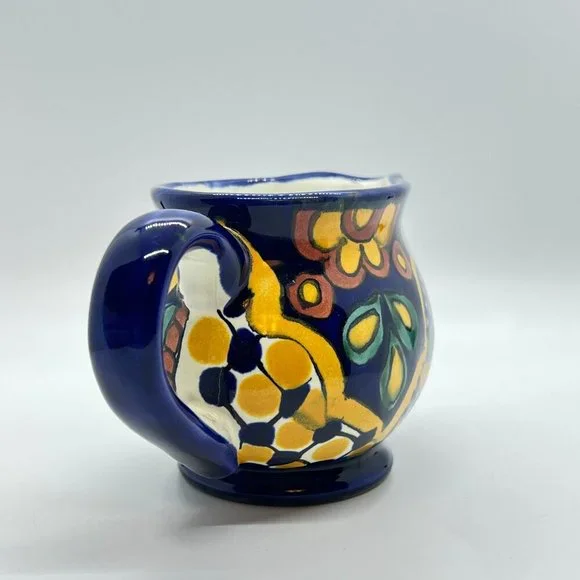Talavera Hand Painted Pottery Creamer - Picture 4 of 6